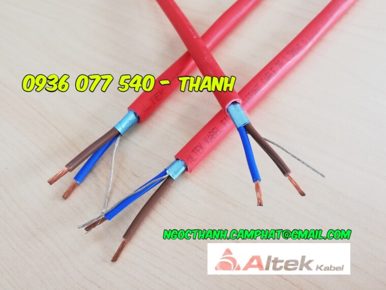 Cáp chống cháy chống nhiễu Altek Kabel 2G 1.0 mm2 IEC60331-LSZH-FR