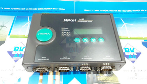 NPort 5450: Bộ chuyển đổi 10/100M Ethernet sang 4 cổng RS-232/422/485