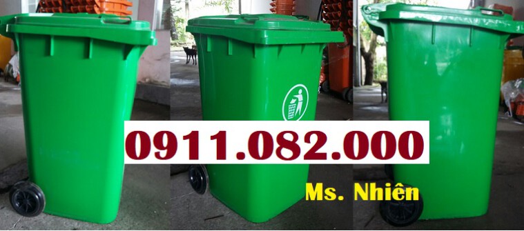 Bán buôn thùng rác nhựa giá rẻ- Thùng rác 240 lít tại khánh hòa- lh 0911.082.000