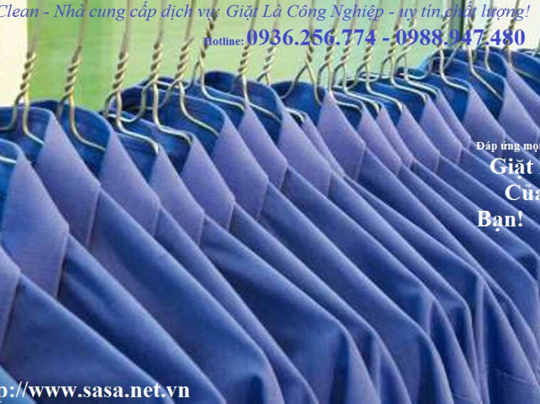 Giặt là công nghiệp cung cấp bởi SASA Clean – SASA Thăng Long