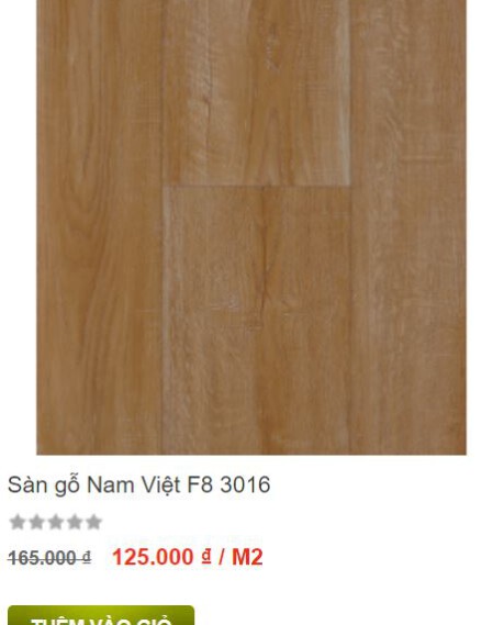 Sàn gỗ Nam Việt F8 3016 khuyến mãi