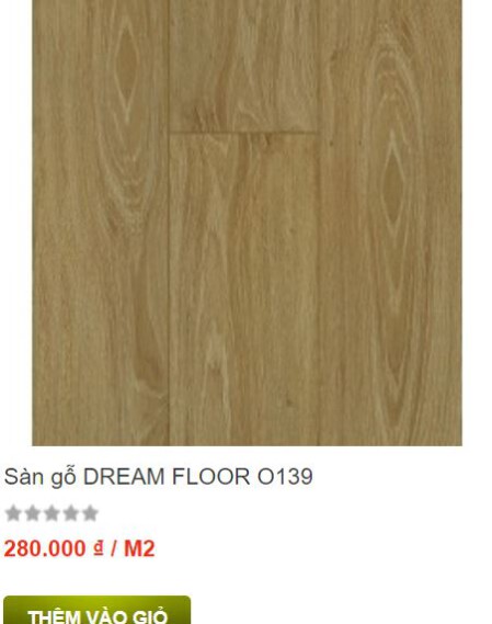 Sàn gỗ Dream Floor O139 nhập khẩu Malaysia