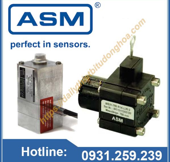 Cung cấp cảm biến dây kéo ASM sensor tại Việt Nam