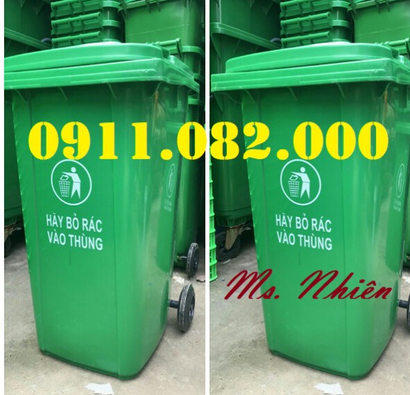 Cần xả kho 1000 thùng rác công cộng giá rẻ- thùng rác 120L 240L 660L giá thấp- lh 0911082000