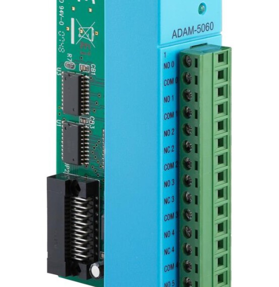ADAM-5060: 6-ch Relay Output Module