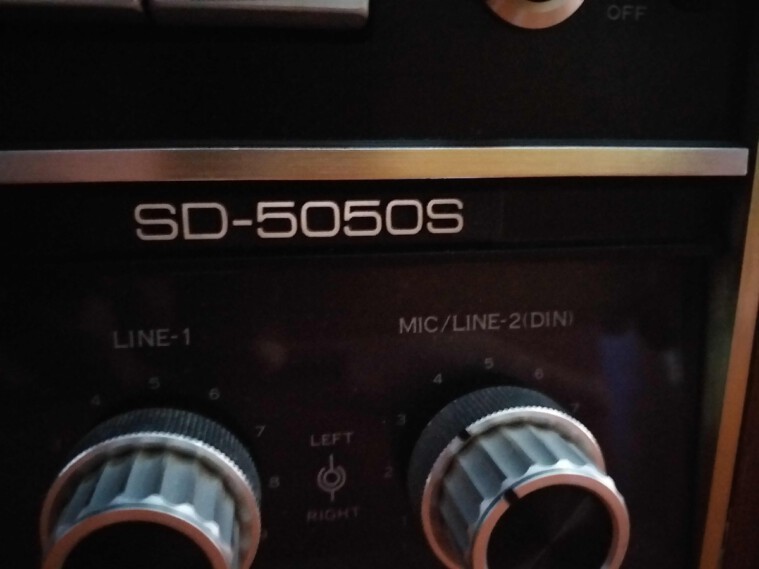 Đầu băng cối Sunsui model SD 5050S chạy băng 7 inch và 5 inch, hai chiều.
