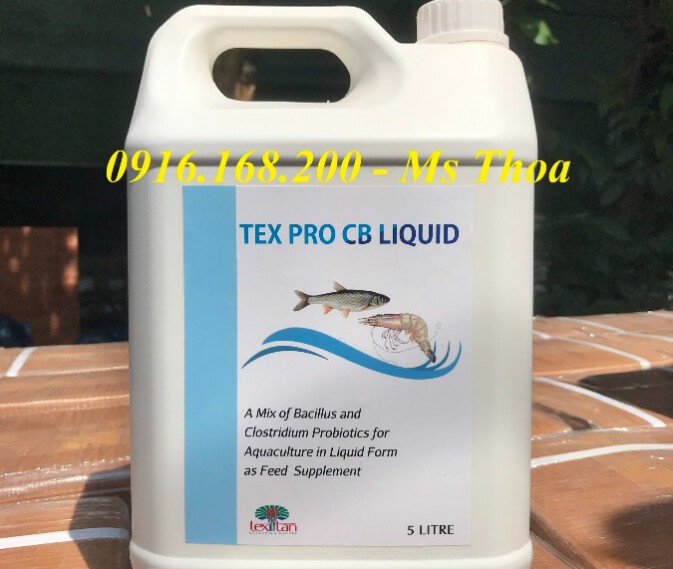 TEX PRO CB LIQUID – Men vi sinh dạng nước giúp giảm tảo xanh trong ao nuôi