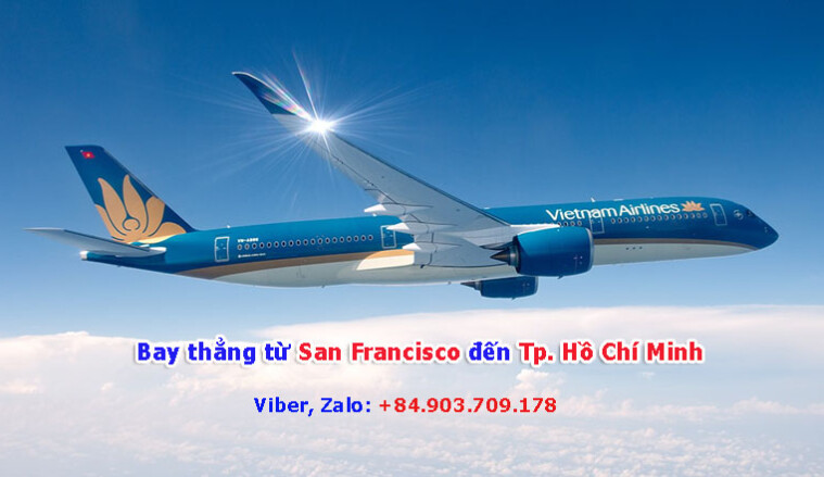 Vé máy bay thẳng từ Mỹ về Việt Nam hãng Vietnam Airlines