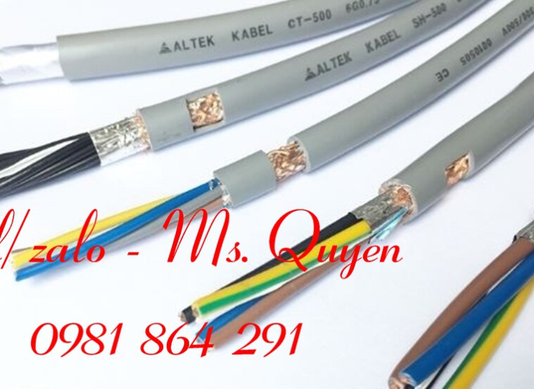 Cáp điều khiển có lưới chống nhiễu Altek Kabel 16×1.0mm2 (SH-500 16G 1.0 QMM 300/500V)