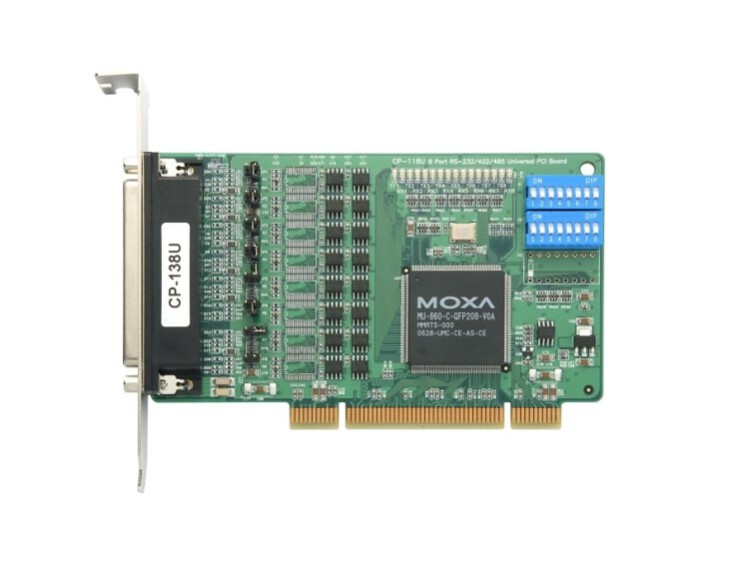 CP-138U Card chuyển đổi PCI sang 8 cổng RS422/485 của hãng Moxa
