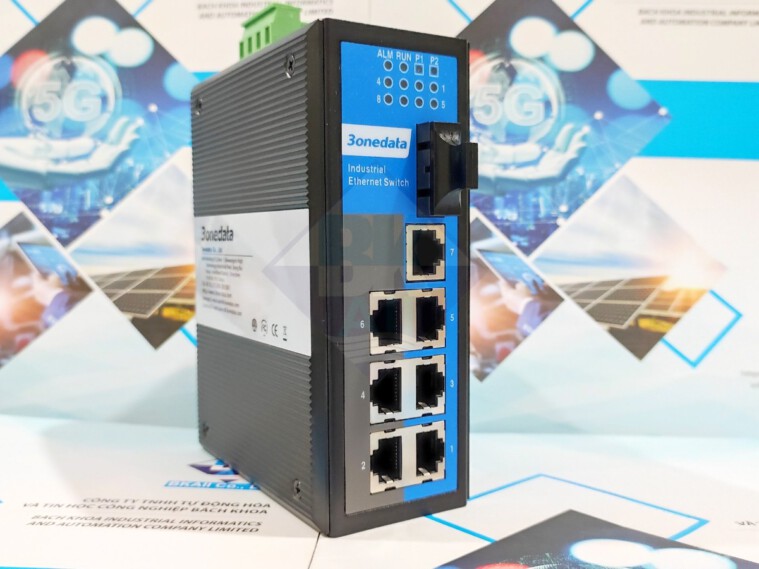 IES318-1F(SSC20KM): Switch công nghiệp hỗ trợ 1 cổng Quang tốc độ 100Base-F(X) + 7 cổng Ethernet tốc độ 10/100Base-T(X)(RJ45)( 2
