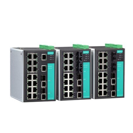 EDS-518A  Switch công nghiệp quản lý 16 cổng Ethernet và 2 cổng Gigabit