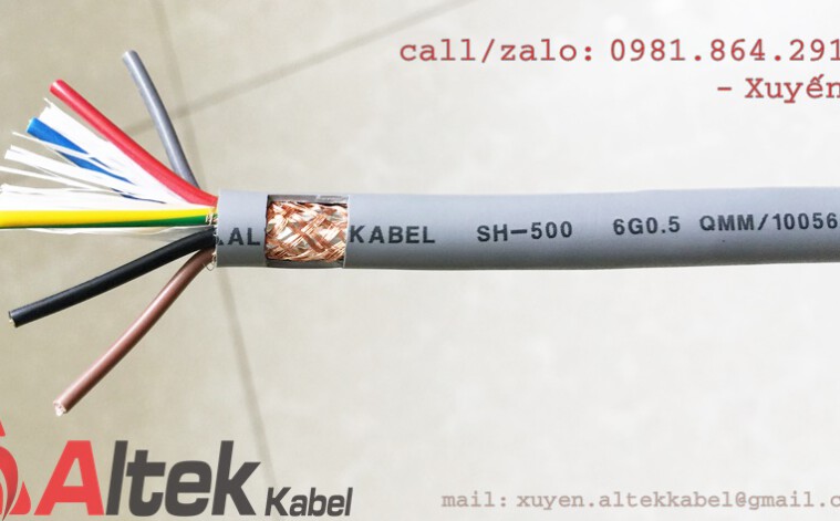 Chuyên cáp điều khiển truyền tín hiệu 6×1.5mm2 Altek Kabel