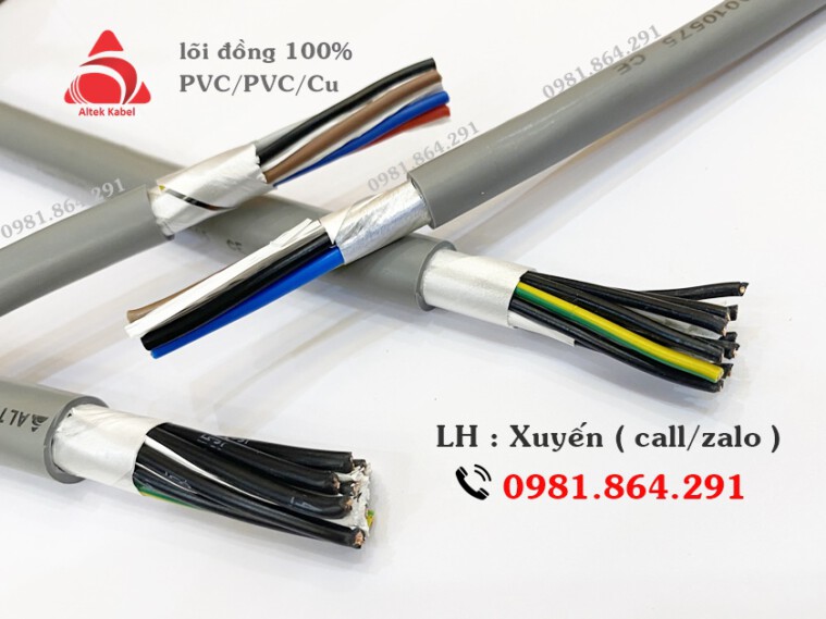 Phân phối cáp điện tín hiệu 10×1.5mm2 lõi đồng hãng Altek kabel