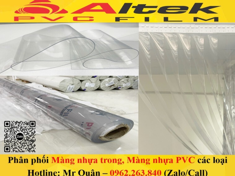 Phân phối màng nhựa trong suốt giá rẻ -Altek Pvc Film